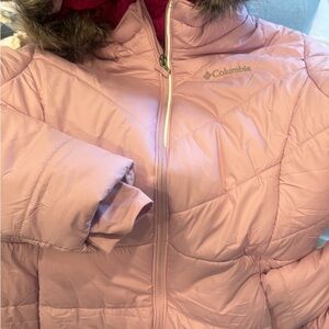 Columbia Pink Puffer Jacket